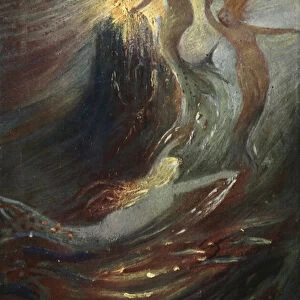 The Rhine Gold, 1906 (colour litho)
