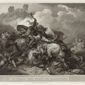 Richard the first in Palestine (engraving)