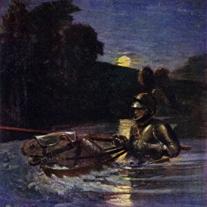 The Ride of William Deloraine (colour litho)