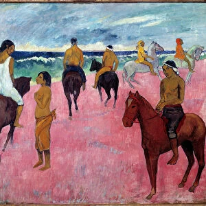 Riders on the Beach, 1902 (oil on canvas)