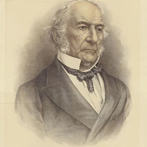 The Right Honourable William Ewart Gladstone (colour litho)
