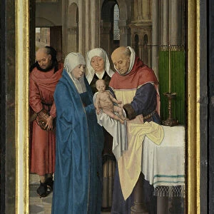 Right panel of the Triptych of Jan Floreins, 1479 (oil on panel)