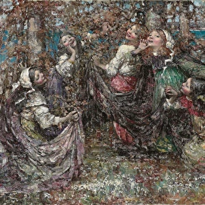 Ring-a-Ring-a-Roses, 1909 (oil on canvas)