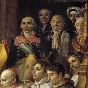 The Rite of Napoleon. Detail representing the ambassadors (Admiral de Gravina
