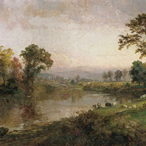 Riverscape - Early Autumn, 1888 (oil on canvas)