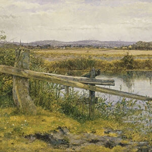 The Riverside, 1862 (oil on canvas)