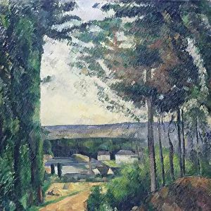 Road leading to the lake, 1880 (oil on canvas)