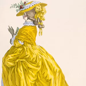 Robe en Foureau, engraved by Bacquoy, plate no