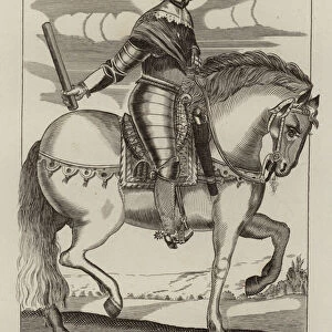 Robert Devereux, 3rd Earl of Essex, Parliamentary general of the English Civil War (etching)