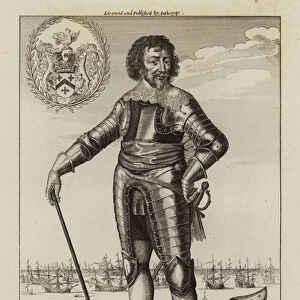 Robert Rich, 2nd Earl of Warwick, Lord High Admiral (etching)