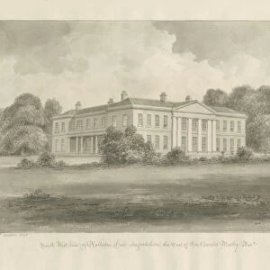 Rolleston Hall: sepia drawing, 1848 (drawing)
