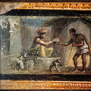 Roman Art: "The traveler and the magician"