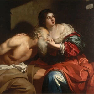 Roman charity, work by Nicolas Regnier, conserved at the Galleria Estense in Modena