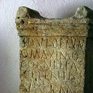 Roman family altar (carved stone)