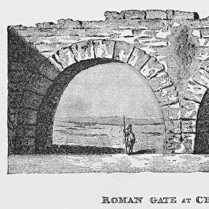 Roman Gate at Chester (engraving)