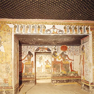 Two rooms from the Tomb of Nefertari (photo)