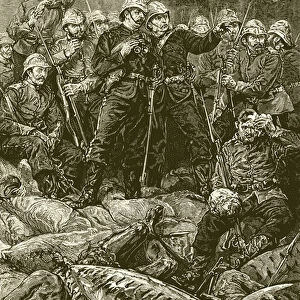 Rorkes Drift: The morning after the attack (engraving)