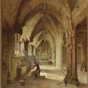 Rosslyn Chapel, c. 1852 (oil on canvas)