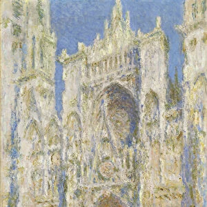 Rouen Cathedral, West Facade, Sunlight, 1894 (oil on canvas)