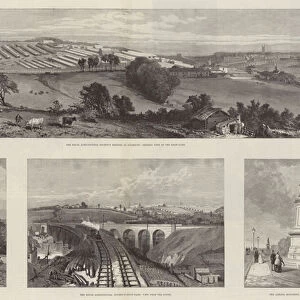 The Royal Agricultural Society Meeting at Plymouth (engraving)