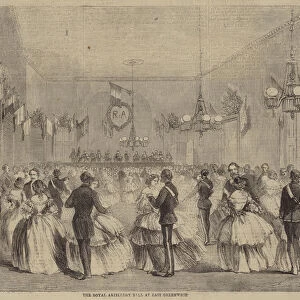 The Royal Artillery Ball at East Greenwich (engraving)