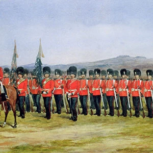 The Royal Fusiliers, 1876 (w / c on paper)