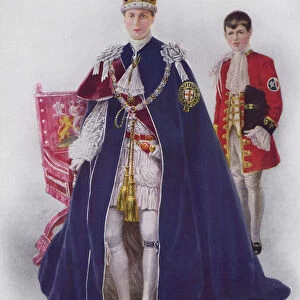 His Royal Highness the Prince of Wales, KG (colour litho)