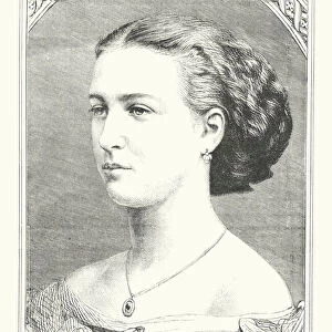 Her Royal Highness the Princess of Wales, The Wedding Portrait, 10 March 1863 (engraving)