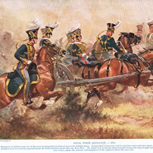 The Royal Horse Artillery, c. 1910 (colour litho)