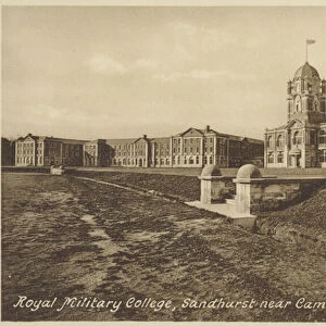 Royal Military College, Sandhurst (b / w photo)