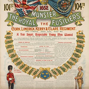 The Royal Munster Fusiliers (101st and 104th Foot) (chromolithograph)