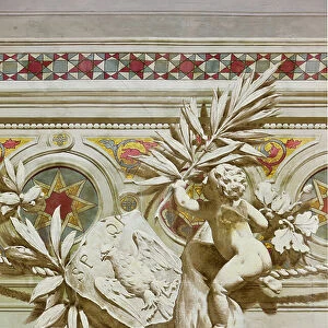 Royal symbol of the eagle, 1901 (fresco)