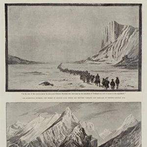 Russia and the Pamirs, Lord Dunmore and Major Roches Expedition into Central Asia (engraving)