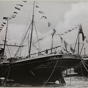 S. S. "Umbria", Cunard Line, 1897 (b / w photo)