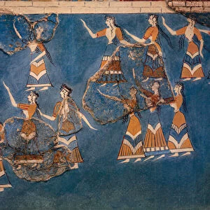 Sacred Grove and Dance Fresco, 1600 - 1450 BC