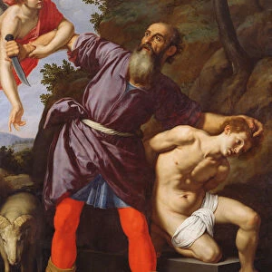 The Sacrifice of Abraham (oil on canvas)