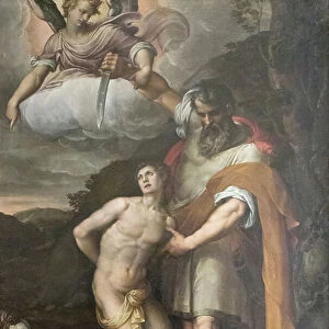 Sacrifice of Isaac, 1585, (oil on canvas)