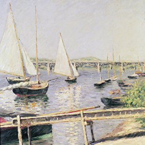 Sailing boats at Argenteuil, c. 1888 (oil on canvas)