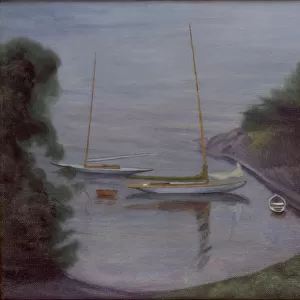 Sailing Boats (oil on canvas)