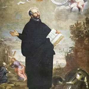 Saint Ignatius of Loyola (oil on canvas)