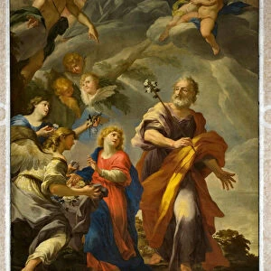 Saint Joseph with the child Jesus, 1611 (oil on canvas)