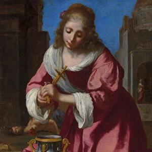 Saint Praxedis (oil on canvas)