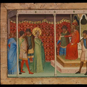 Saint Reparata before the Emperor Decius, c. 1338-40 (tempera on wood)
