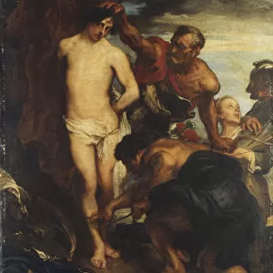 Saint Sebastian prepared for Martydom, c. 1622 (oil on canvas)