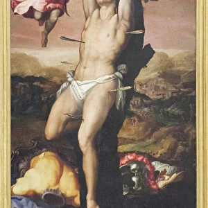 Saint Sebastian receives the Crown and Palm of Martyrdom, 1575 (oil on canvas)