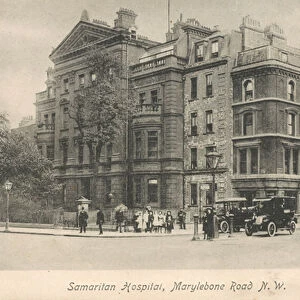 Samaritan Hospital, Marylebone Road, London (b / w photo)
