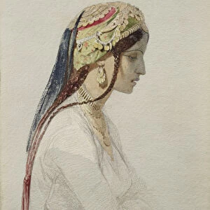 A Samaritan Lady, 1859 (w / c on paper)
