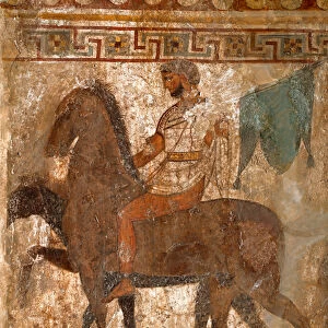 Samnite warriors. 4th century BC (Tomb painting)