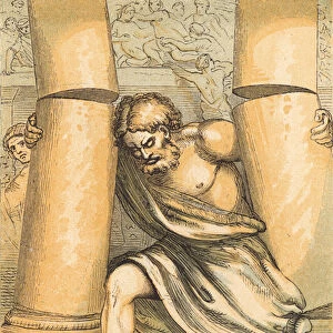 Samson (coloured engraving)