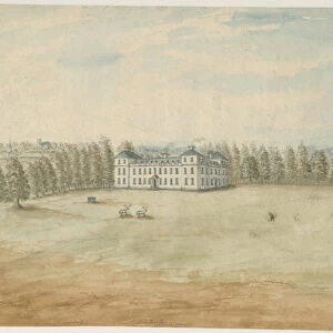 Sandwell Park - Hall: water colour painting, nd [1762-1798] (painting)